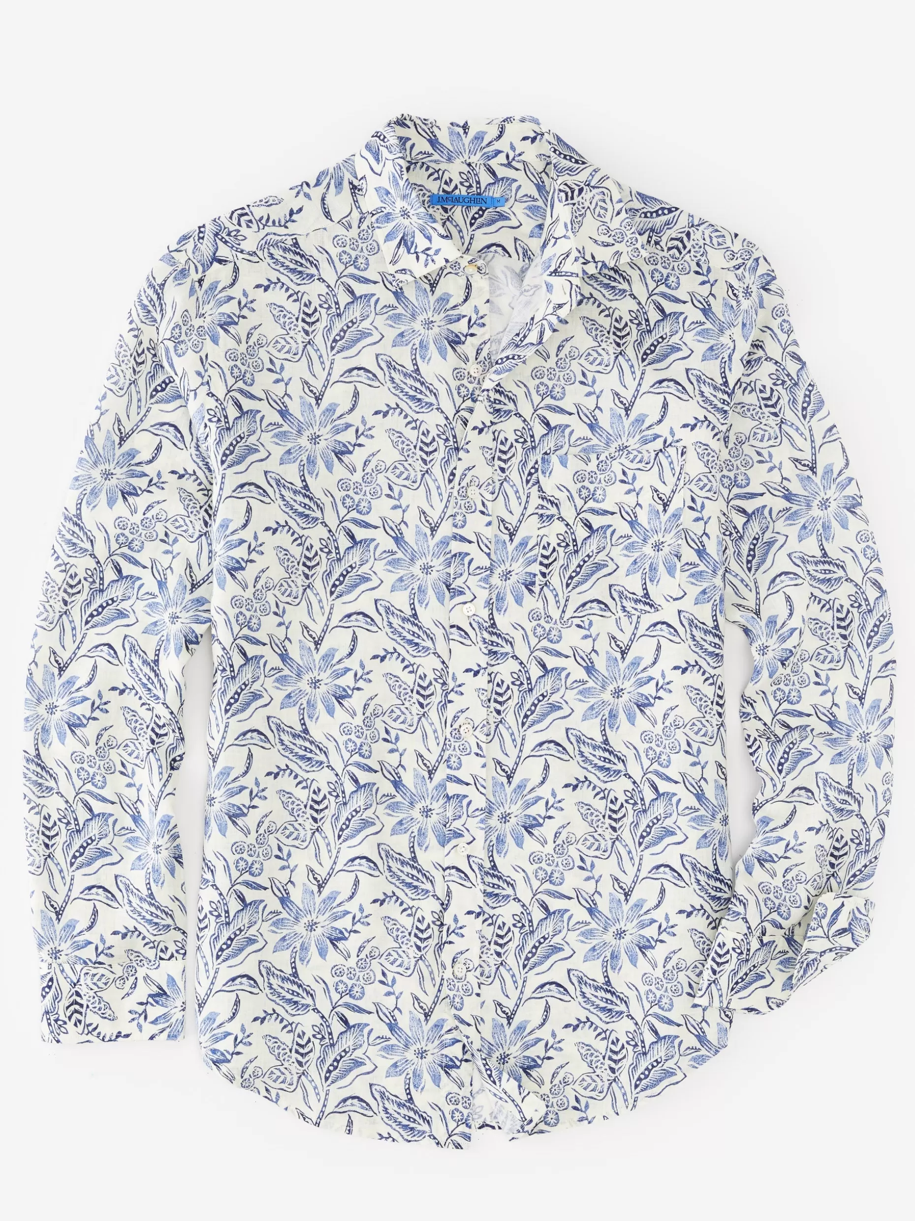 gramercy_classic_fit_linen_shirt_in_indigo_flora_180069-3.webp J. McLaughlin Gramercy Classic Fit Linen Shirt In Indigo Flora- Shirts